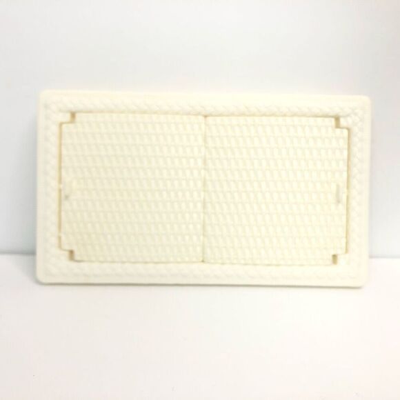 1983 barbie mattel wicker table top replacement piece white open top - Picture 1 of 6